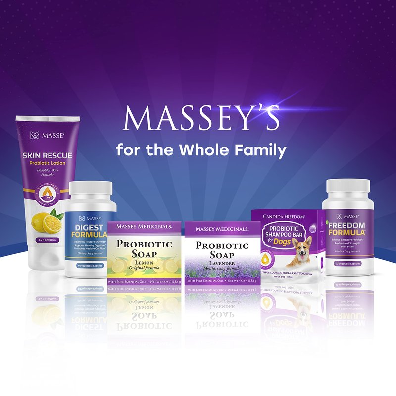 MASSE' Digest Formula Supplement Enzyme Boost Capsules - Advanced Formula for Digestive Health & Gut Flora Support - Natural Organic Enzyme Supplement for Digestive Care and Overgrowth- 60 Count
