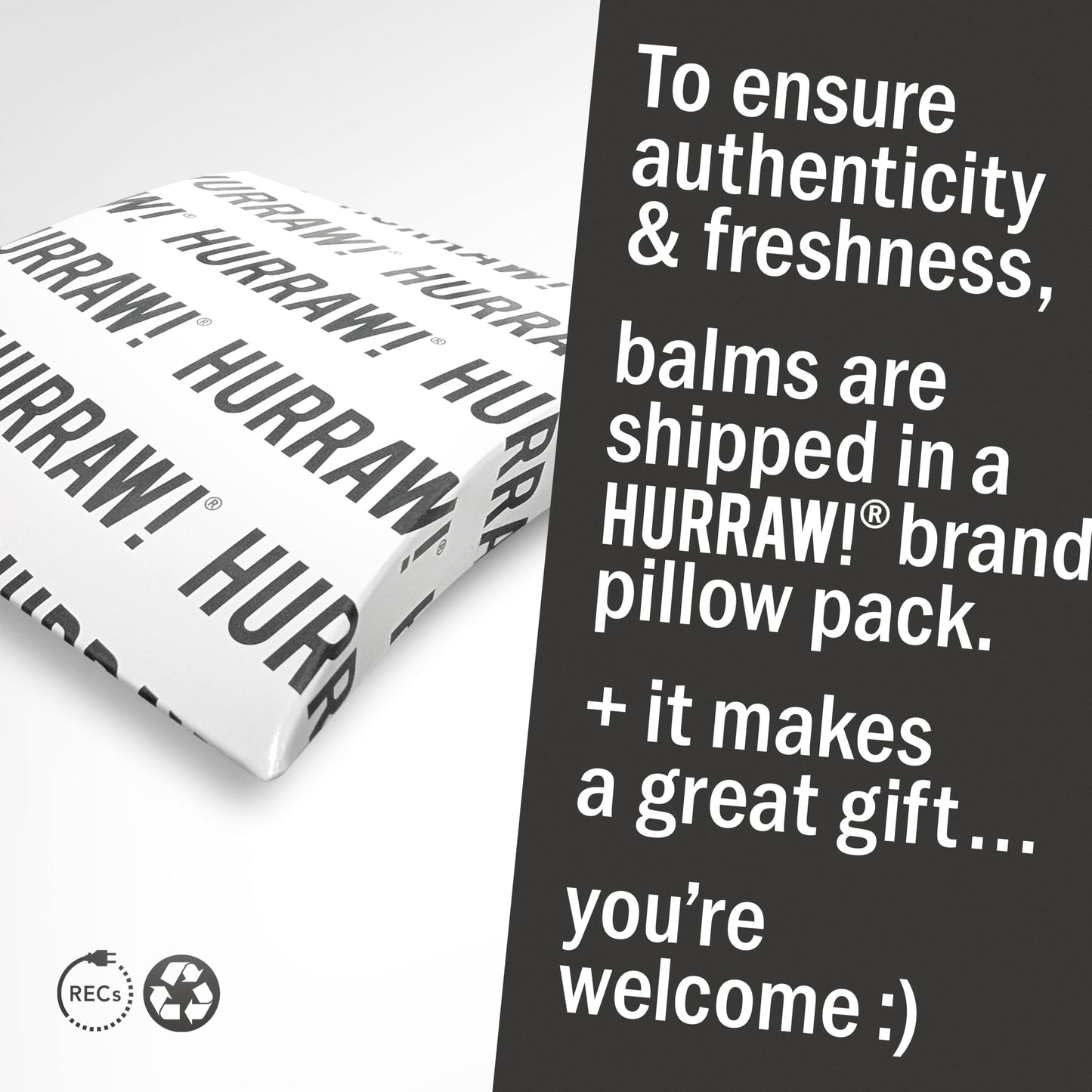 Hurraw! Chocolate & Mint Combo Lip Balm: Choco Mint. Organic, Certified Vegan, Cruelty and Gluten Free. Non-GMO, 100% Natural Ingredients. Bee, Shea, Soy and Palm Free. Made in USA