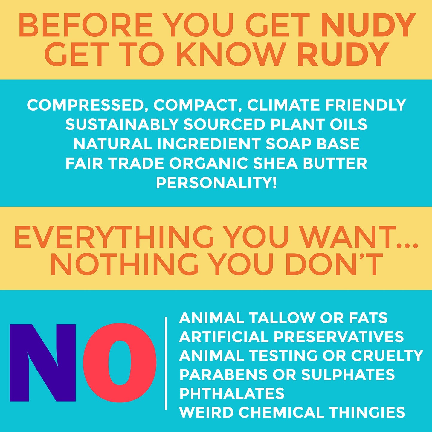 Nudy Rudy, Variety Pack of 6 Shea Butter Soap Bars | Made in Australia | Gift Set for Men & Women | Natural Ingredients | No Harsh Chemicals | Life Pro Tip Bundle | 4.2 oz Each