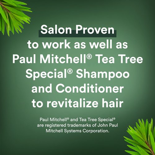 Suave Natural Tea Tree & Hemp Seed Oil Conditioner, Revitalizing and purifing Hair & Scalp, No Parabens, No Phthalates, 28 oz Pack of 4