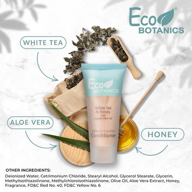 Eco Botanics Travel-Size Hotel Conditioner, 0.85 oz. (Case of 300)