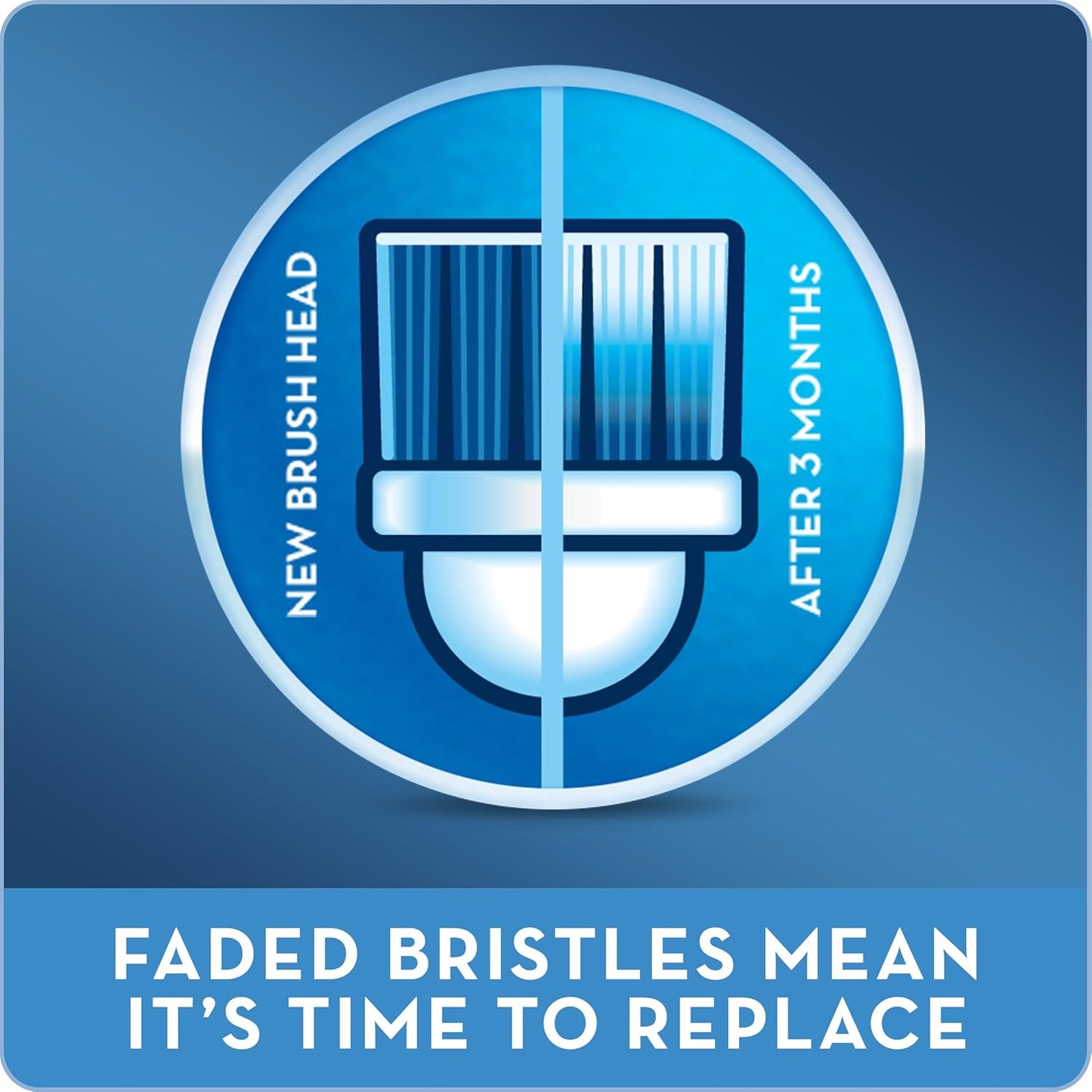 ORAL B Pro Cross Action Electric Toothbrush Replacement Brush Heads Refill, 6 Count