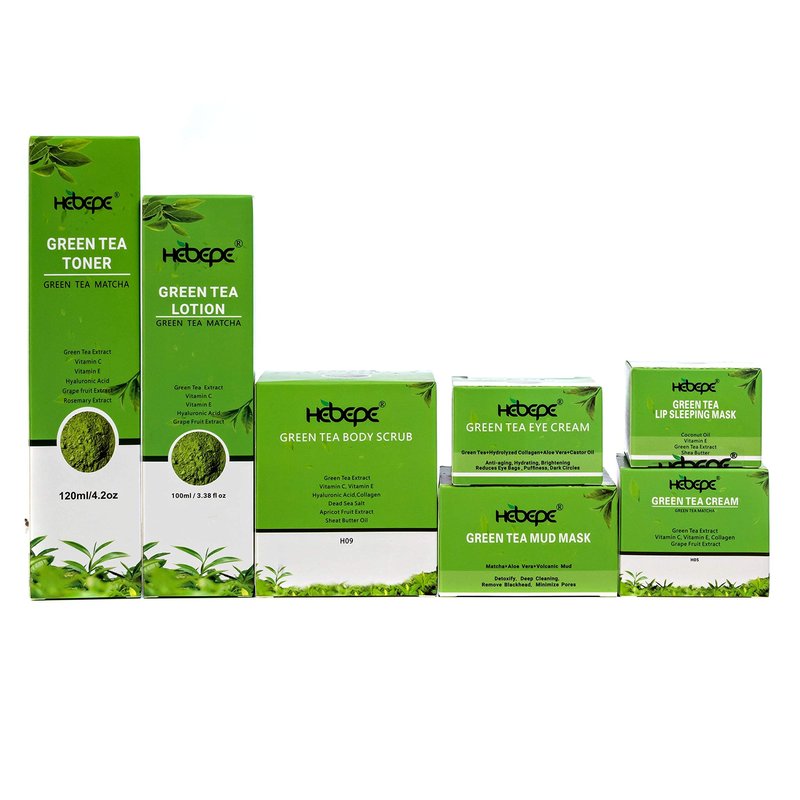 Hebepe Green Tea Matcha Facial Toner Mist with Lavender, Refreshing, and Soothing Face Toner, with Jojoba Oil, Castor Oil, Snail Filtrate,120ml