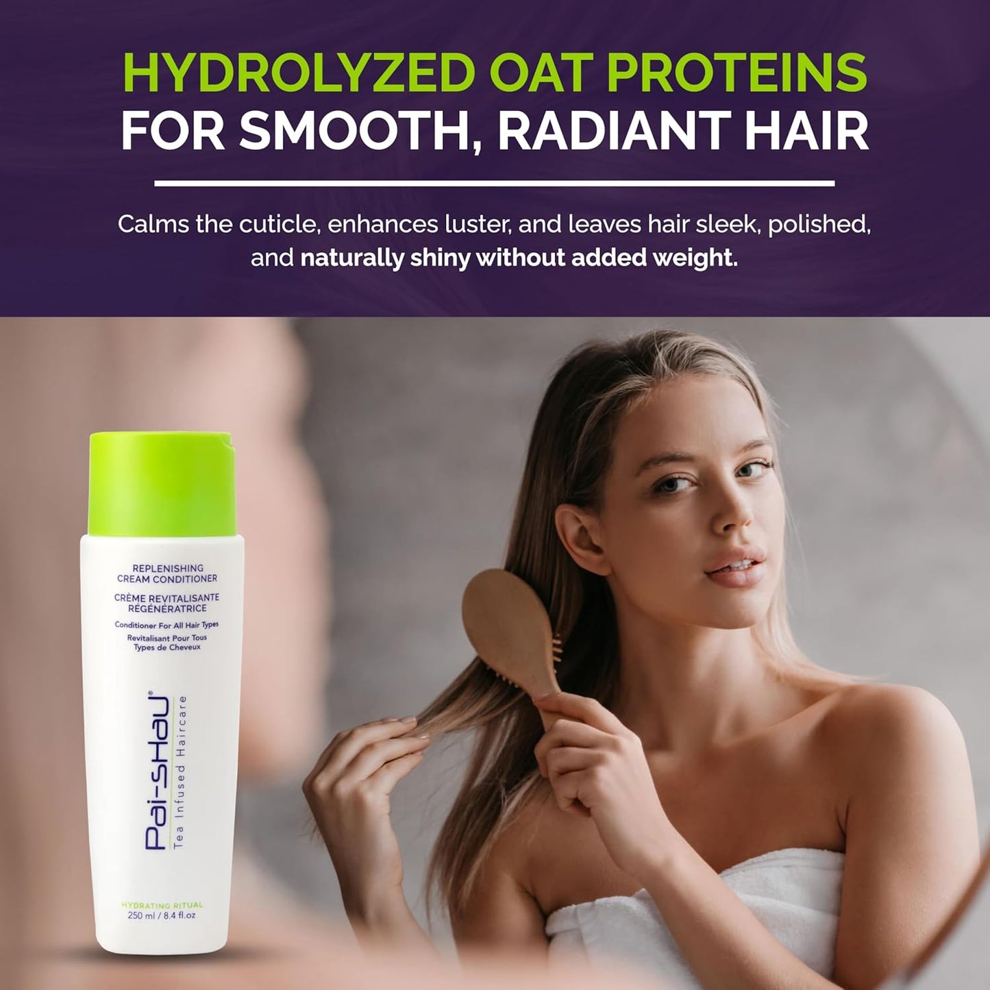 Pai-Shau Replenishing Cleanser - Hydrating Shampoo for All Hair Types - 250ml
