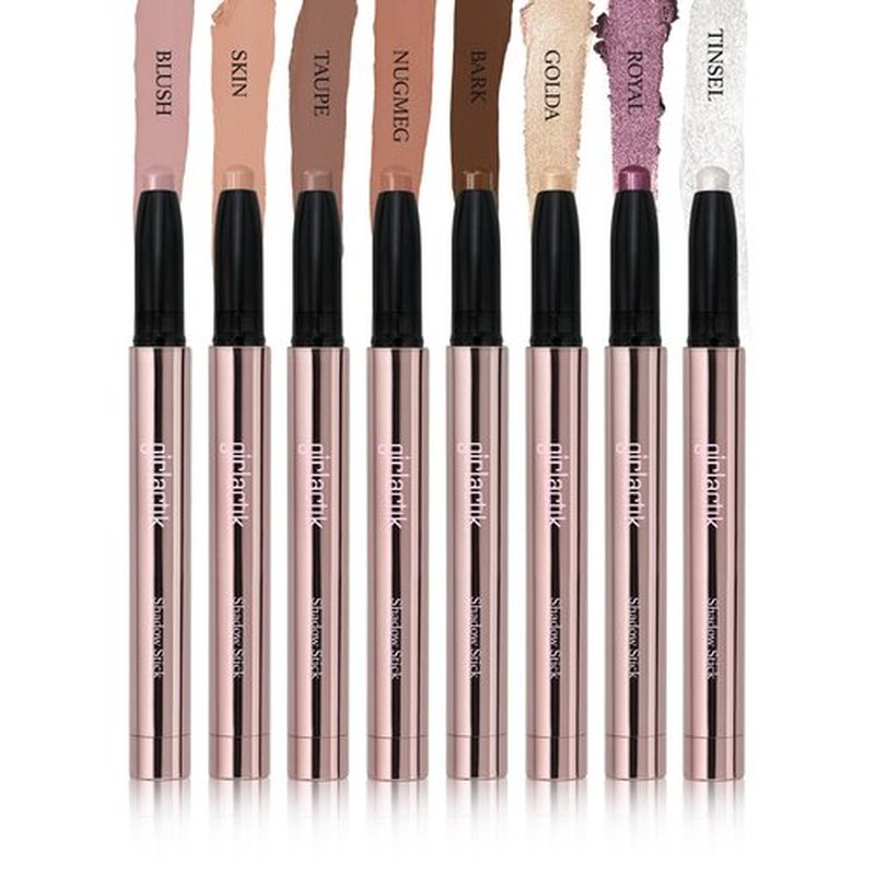 Girlactik Creamy Eyeshadow Stick- Long Lasting and Water-Resistant, Shimmering and Matte Colors Eye Shadow Stick Makeup, Built-in sharpener - 2 g / .07 oz (Bark)