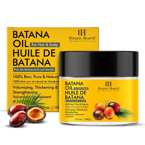 Botanic Hearth Batana Oil for Hair Growth - Batana Butter 3.5 fl oz - Deeply Nourishing & Revitalizing Hair & Skin Care
