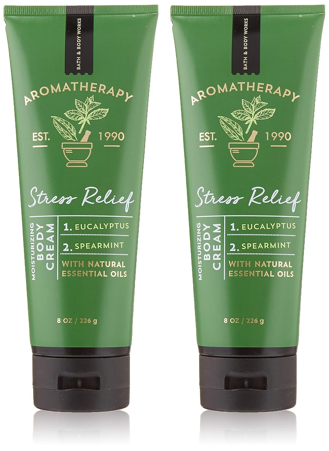 Bath and Body Works Aromatherapy Stress Relief Eucalyptus Spearmint Body Cream 3 Pack