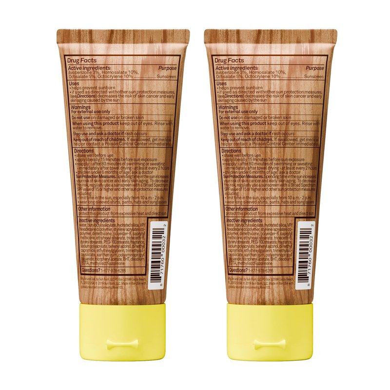 Sun Bum Original Spf 50 Sunscreen Lotion Vegan and Hawaii 104 Act Compliant (Octinoxate & Oxybenzone Free) Broad Spectrum Moisturizing UVA/UVB With Vitamin E 3 Ounce 2 Pack
