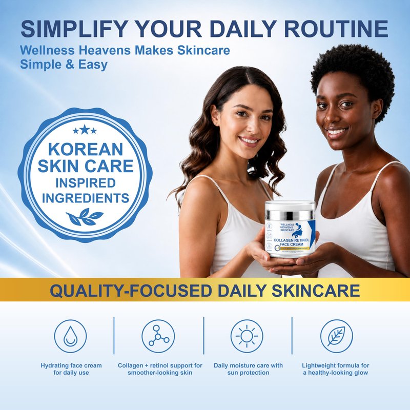 Anti-Aging Face Serum and Moisturizer Set - Skin Brightening Serum and Cream Duo - Dark Spot Correcting Serum and Moisturizer Bundle - Glass Skin Set - Moisturizing SPF Sunscreen for Face - Skincare