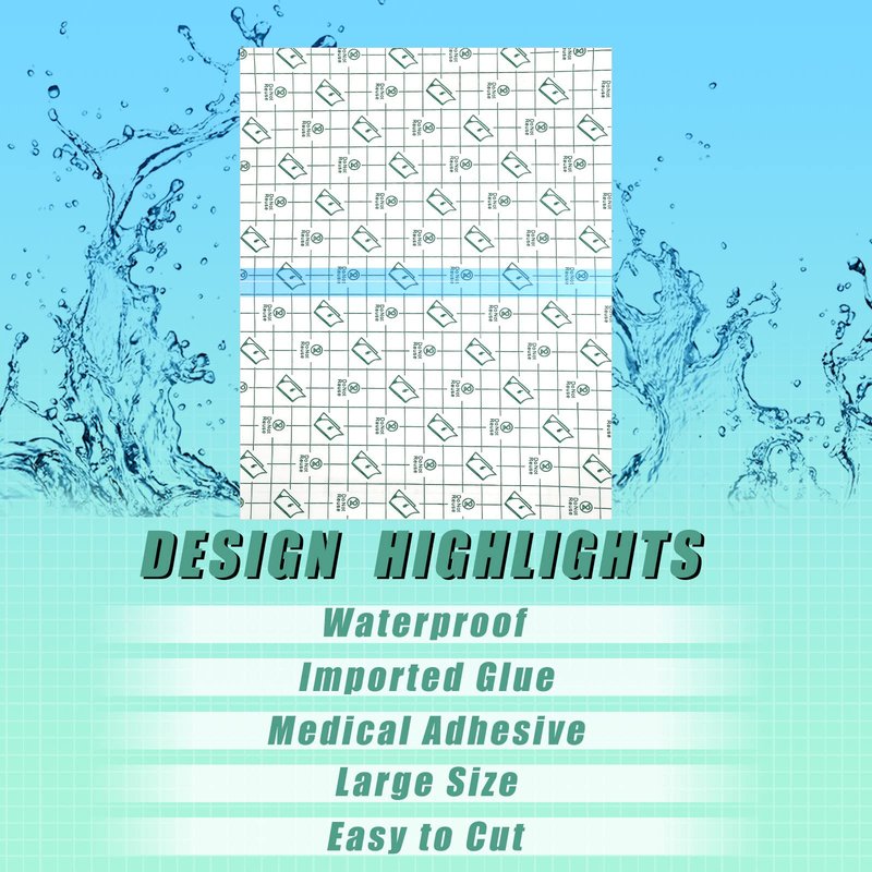 36 Pcs Tattoo Aftercare Bandage Waterproof Transparent Film Dressing Adhesive Second Skin Patches for Swimming, Showering, Wounds, Post Surgical Shower(8 x 10 Inches)