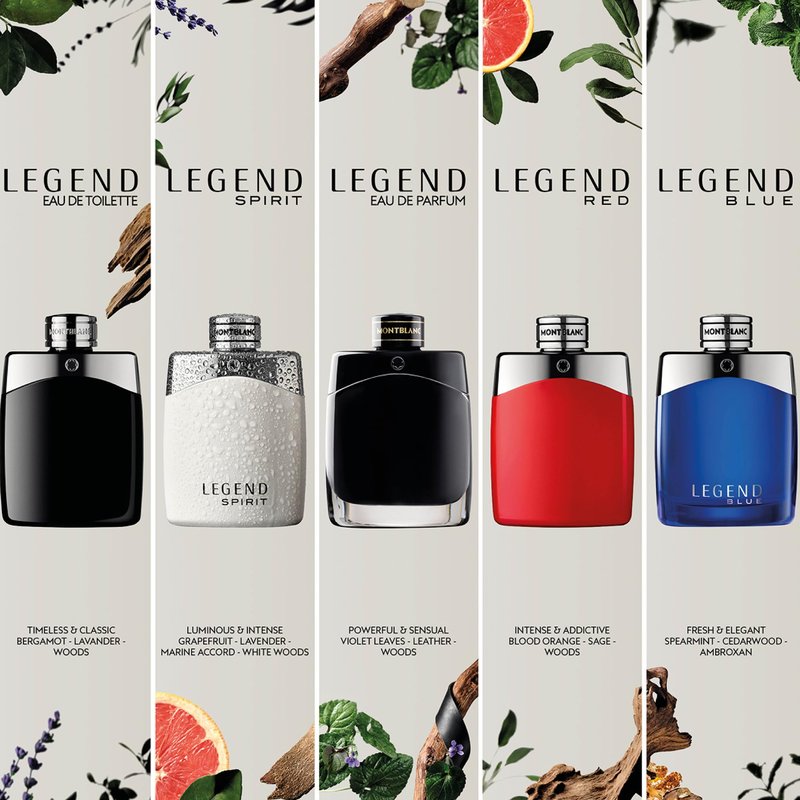 MONTBLANC Legend Spirit 3 Piece Eau de Toilette Gift Set (Eau de Toilette Spray, Perfumed Shower Gel, Purse Spray)