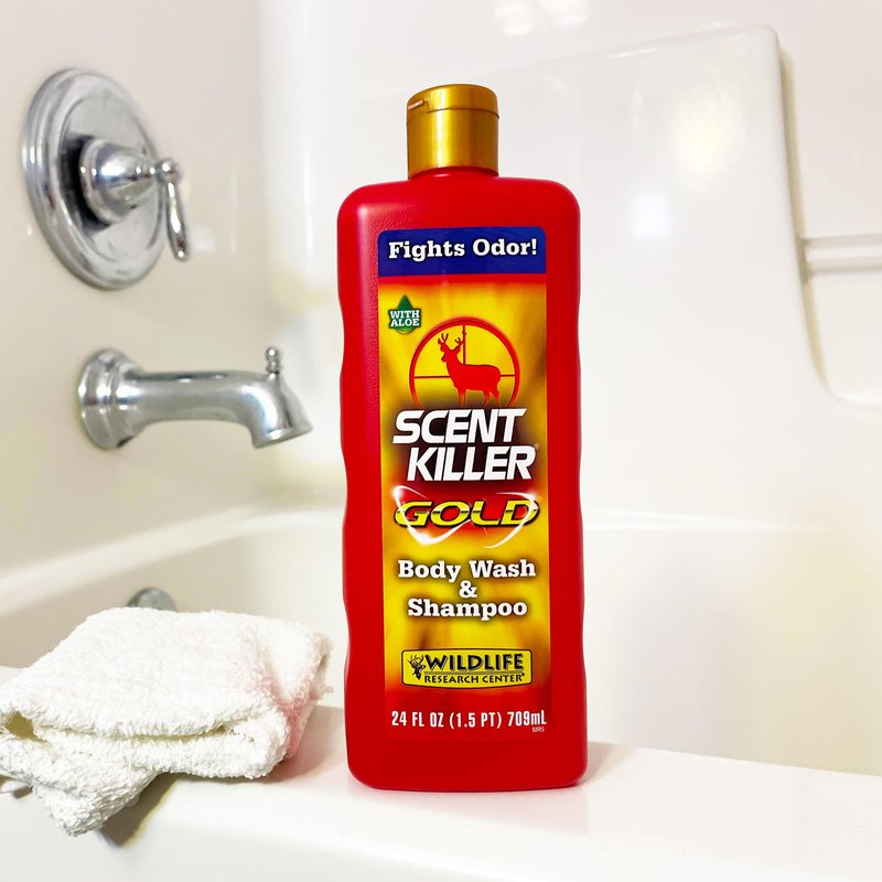 Wildlife Research Scent Killer Gold Body Wash and Shampoo, (12-Ounce), Multi