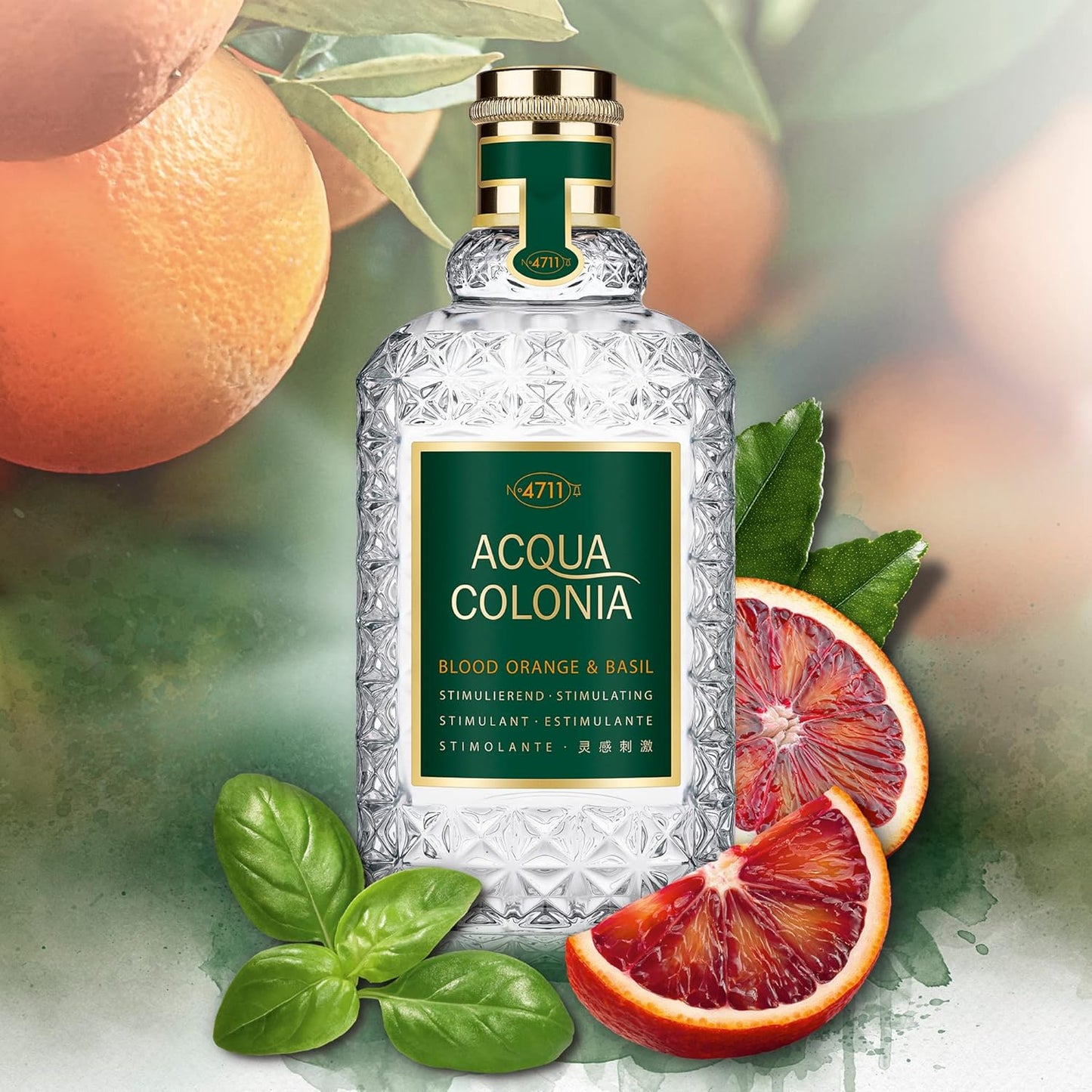 4711 Acaua Colonia;Blood Orange & Basil Eau De Cologne Spray 5.7 Oz