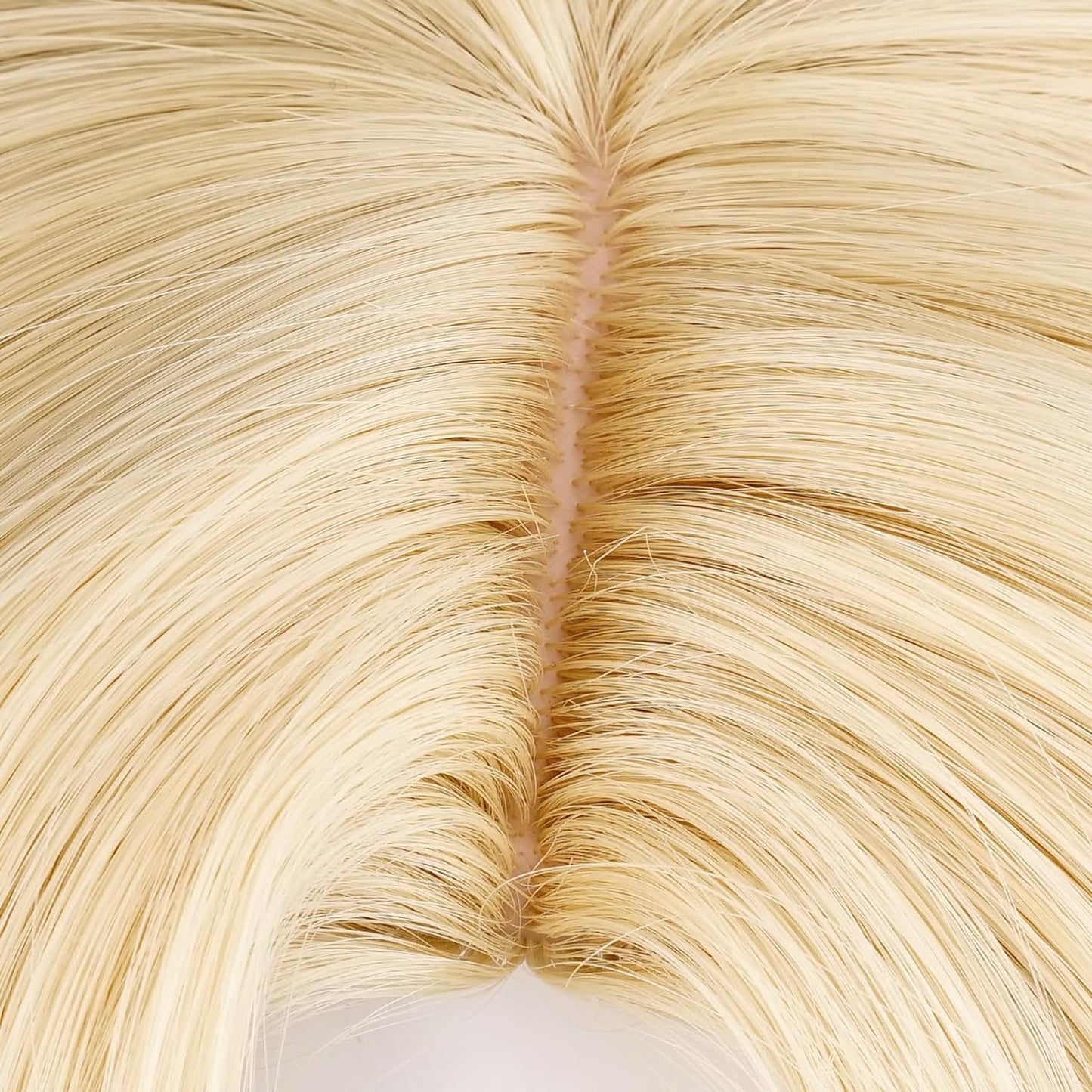 Gorgewg for Aventurine Cosplay Wig Star Rail HSR 40cm Short Blonde Side Part Layered Roleplay Costume Wigs Synthetic Hair
