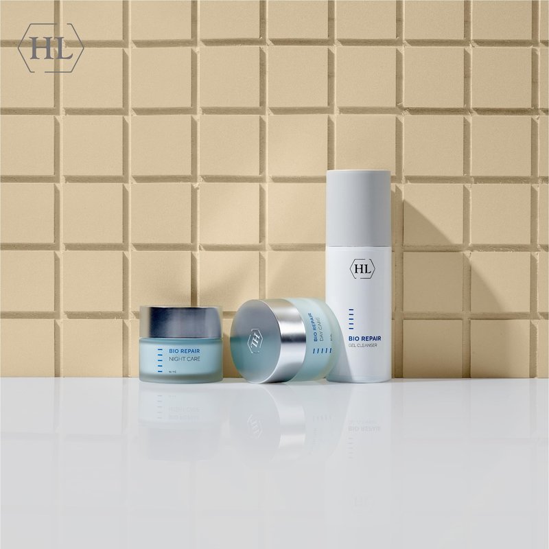 HL Holy Land Cosmetics Bio Repair Day Care with Vitamin E, Elastin and Collagen to Reduces Lines, Wrinkles and Soothe Damaged Skin, 1.7 fl.oz