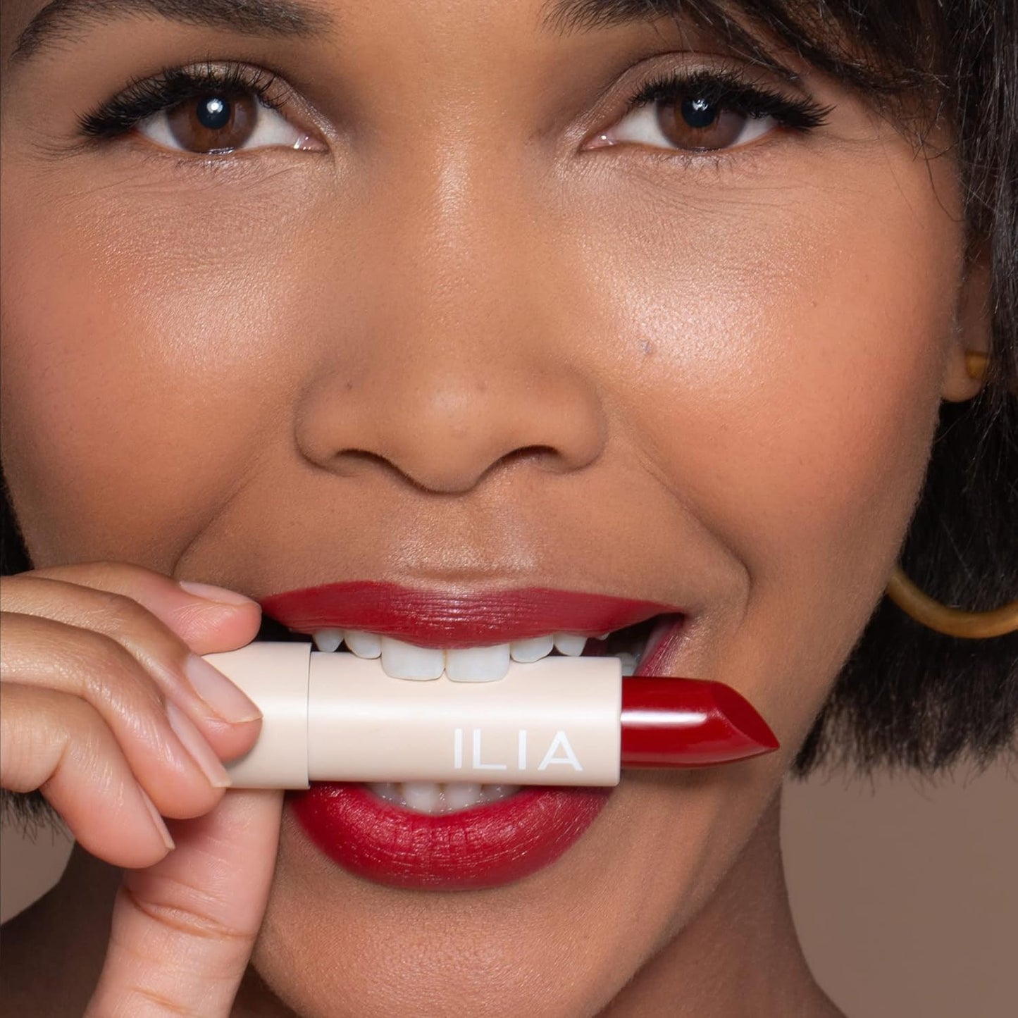 ILIA - Color Block Lipstick | Non-Toxic, Vegan, Cruelty-Free, Hydrating + Long Lasting, No Budge Color with Full Coverage (Amberlight (French Nude With Neutral Undertones), 0.14 oz | 4 g)