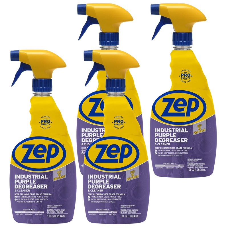 Zep Industrial Purple Cleaner and Degreaser Concentrate R42310 -Easy To Rinse Formula