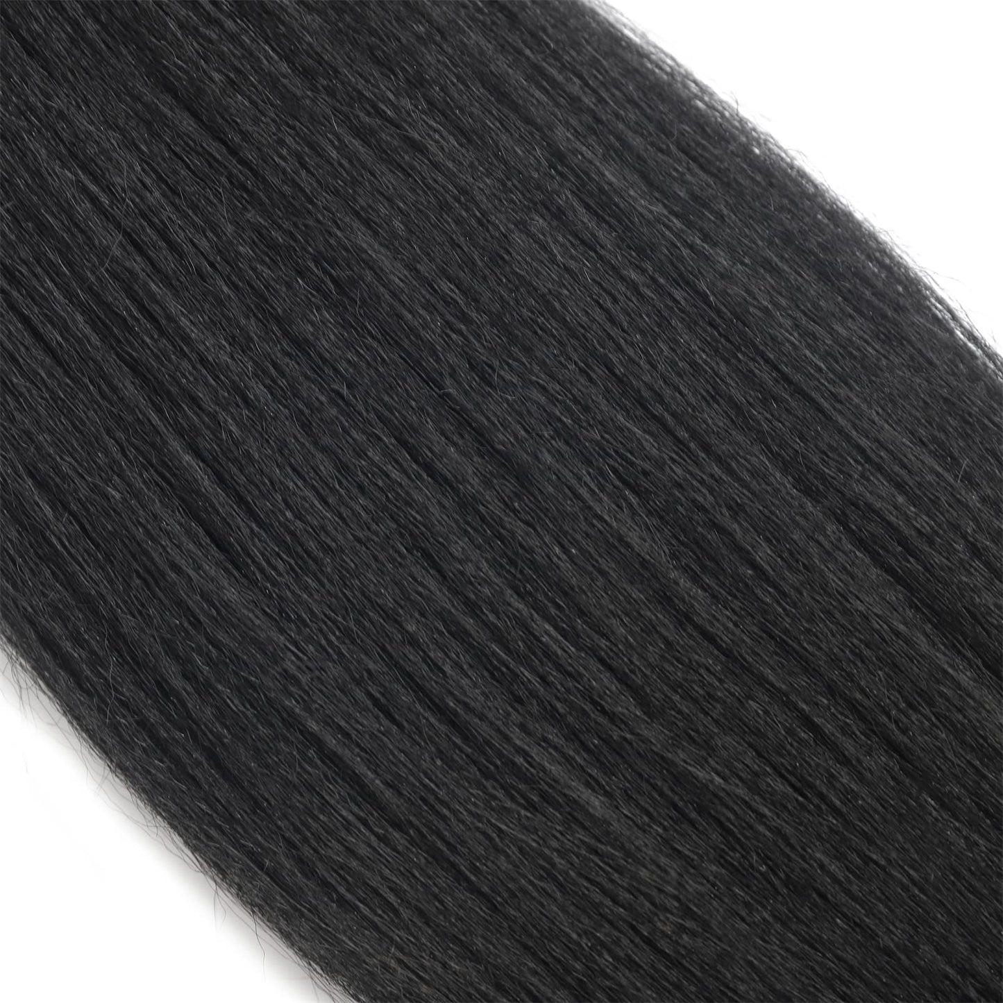 RUN SHUI Pre-stretched Braiding Hair, Synthetic Fiber Hair Extensions, Ombre Braiding Hair Pre stretched, Crochet Twist Braid (18''-8packs, 1b)…