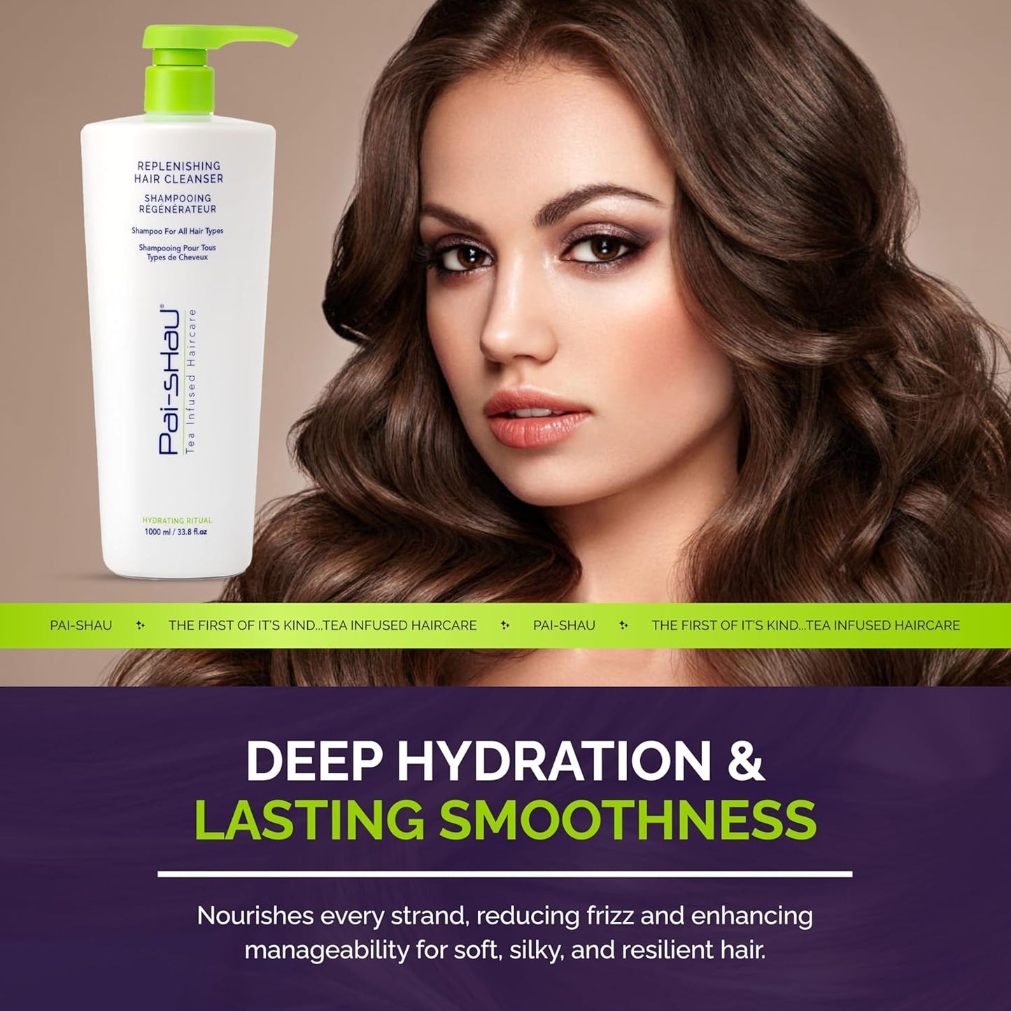 Pai-Shau Replenishing Cleanser - Hydrating Shampoo for All Hair Types - 250ml