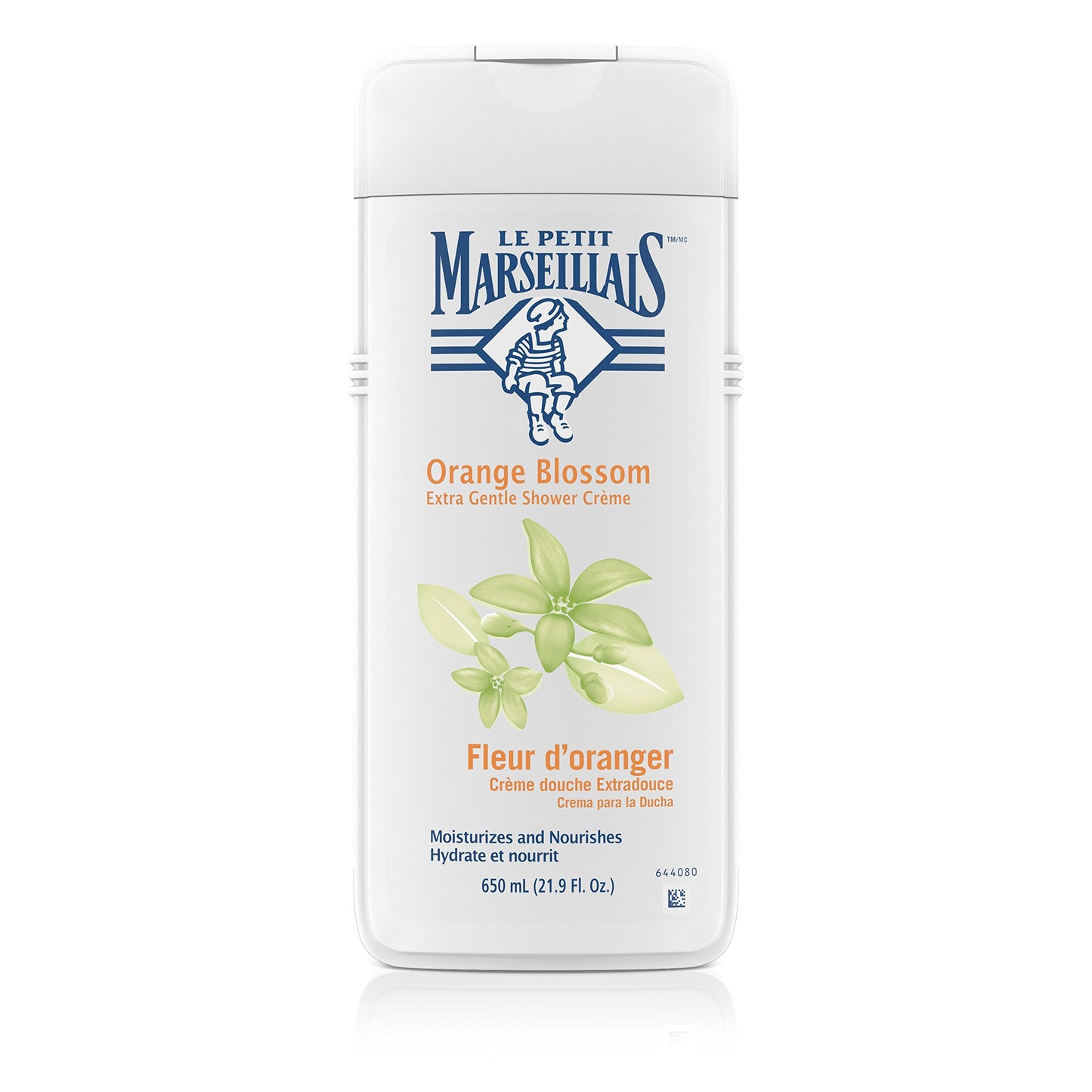 Le Petit Marseillais Shower Creme Orange Blossom 21.9 Ounce (650ml) (3 Pack)