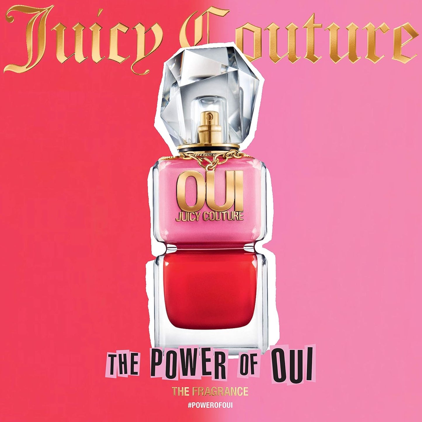 Juicy Couture Oui Eau De Parfum, Women's Mini Perfume with Notes of Watermelon, Jasmine & Techno Woods - Fruity & Floral Perfume for Women
