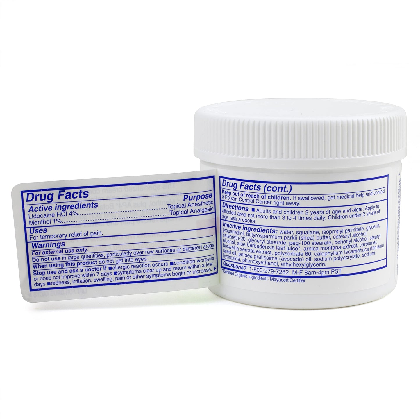 TriDerma Pain Relief Cream (4 Ounces (2 Pack Bundle)