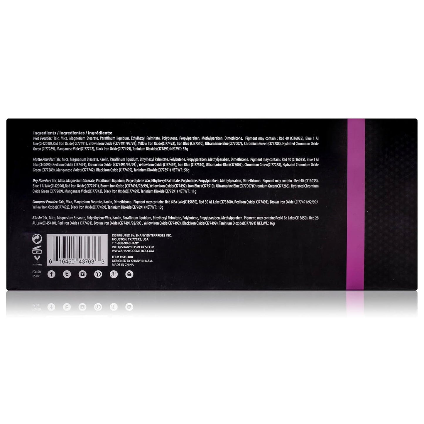 SHANY All About That Face Makeup Kit - All in one Beginner Makeup Set - Eye Shadows, Lip Colors, Face Makeup, Cosmetics applicators & More.