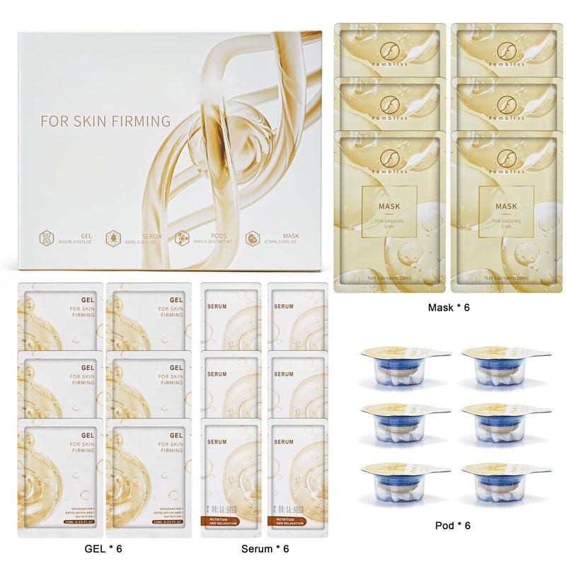 Elitzia CO₂ Facial Kit - 6 Sets/Box for CO₂ Oxygen Facial Machine, Skin Firming & Elasticity Enhancement ETDMASK1 (Firming Formula)