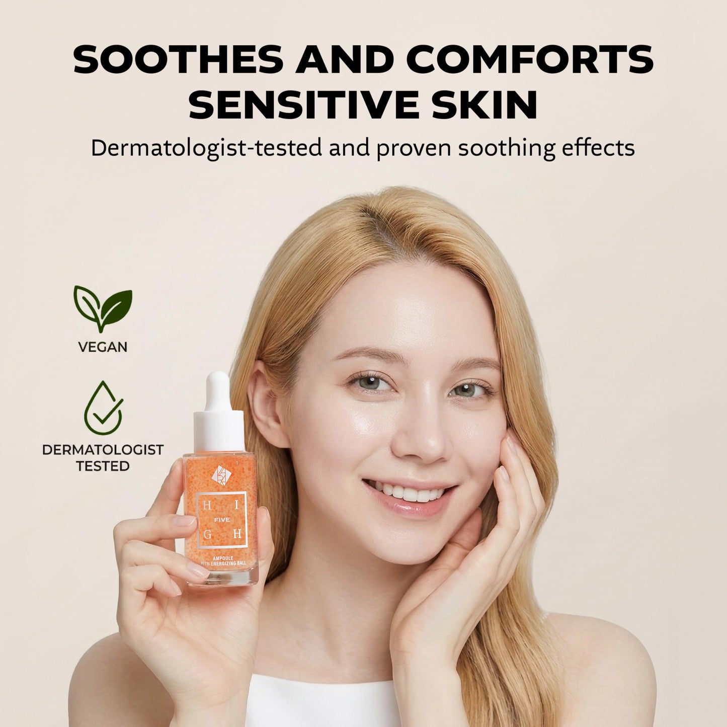 VARA High Five – Premium Capsule Technology Skincare Ampoule 1.12 fl. oz.