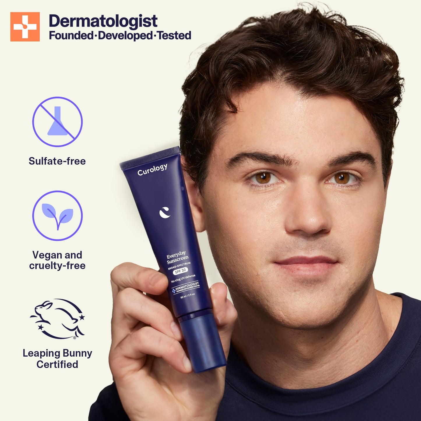 Curology Dark Spot Facial Skin Care Set, SPF 30 Everyday Sunscreen for Face and Dark Spot Niacinamide Serum with Discoloration Fading Complex