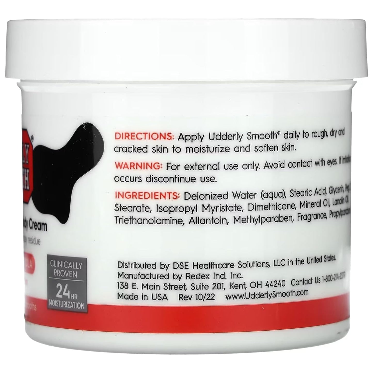 Udderly Smooth Body Cream 10 oz (Pack of 4)