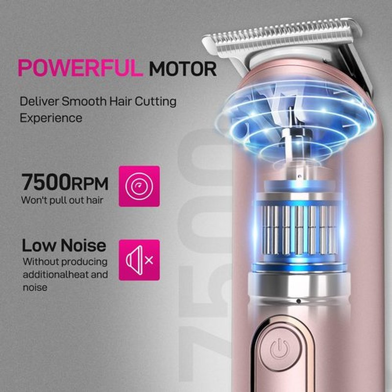 PRITECH Bikini Trimmer for Women, Waterproof Pubic Hair Trimmer Women for Wet & Dry Use, Electric Shaver for Women, Women Electric Razor with Standing Recharge Dock