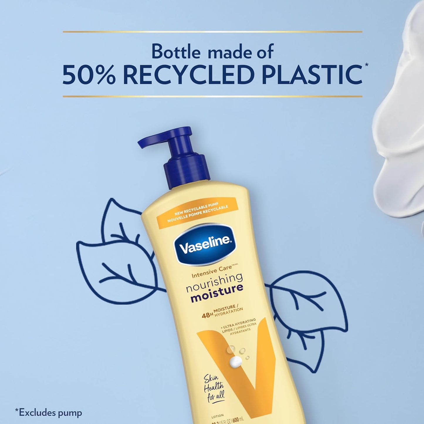 Vaseline Nourishing Moisture Body Lotion Hand & Body Lotion Pack of 12 for Dry Skin made with Ultra-Hydrating Lipids & Pure Oat Extract 3.4 oz