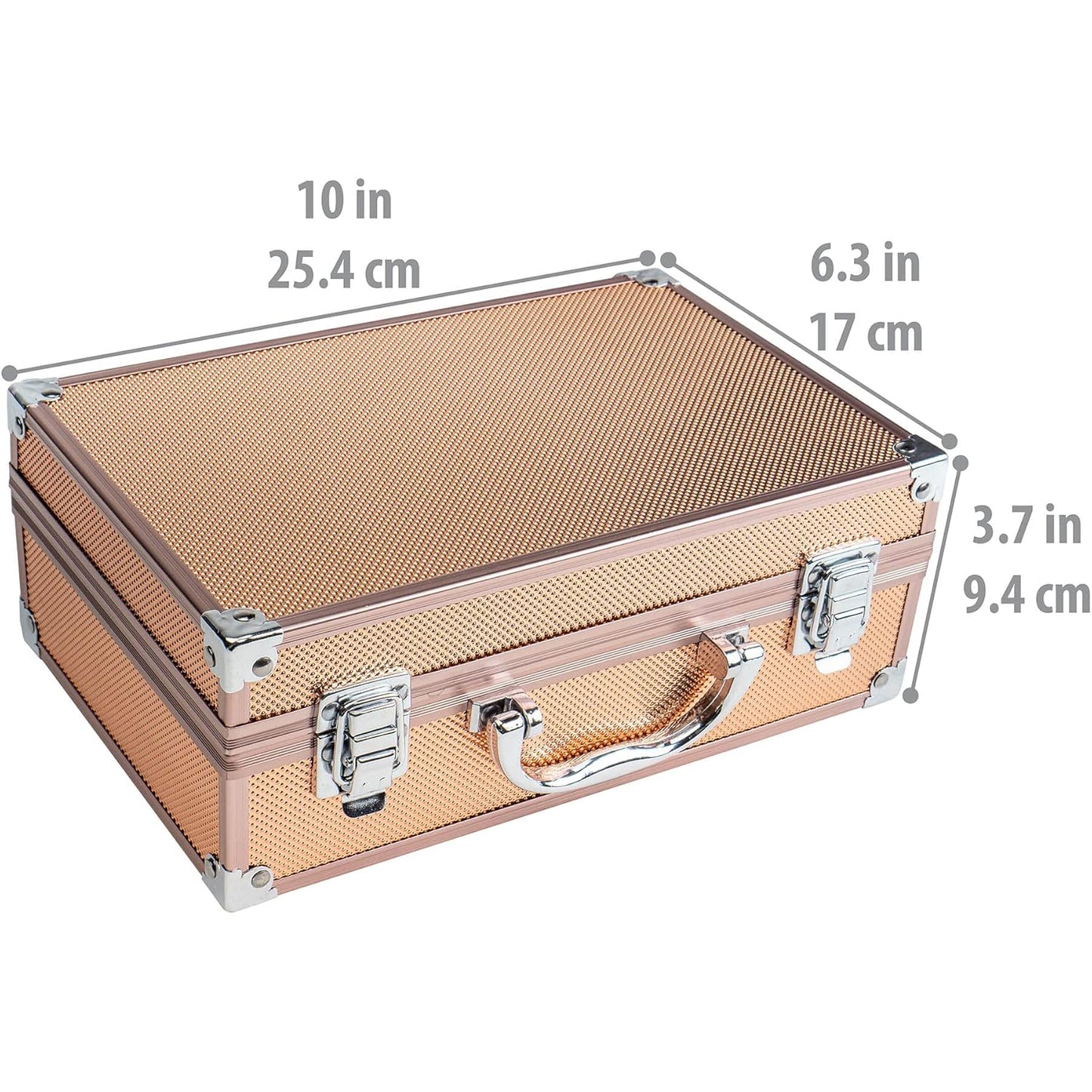 SHANY Carry All Make up Train Case with Pro Makeup Set, Beauty Brushes, Lipsticks, Eye Shadows, Blushes, Powders, and more - Reusable Cosmetics Storage Organizer - Premium Gift Packaging - Leopard