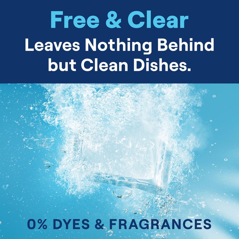 Seventh Generation Dishwasher Detergent Packs, Free & Clear, 45 Count, Pack of 2, Plant Powered Cleaning, Fights Greasy Reside & Stuck-On Food For Sparkling Dishes, Fragrance-Free & Septic Safe