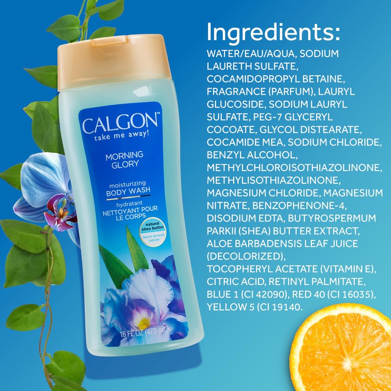 Calgon Ultra-Moisturizing Body Wash, Morning Glory, 16 fl oz