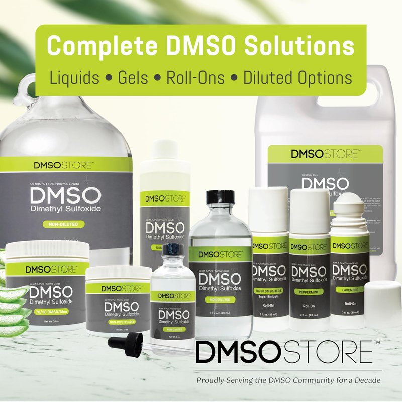 DMSO Gel 16 oz, Pure 99.995%, Non-diluted, Low Odor, Dimethyl Sulfoxide,