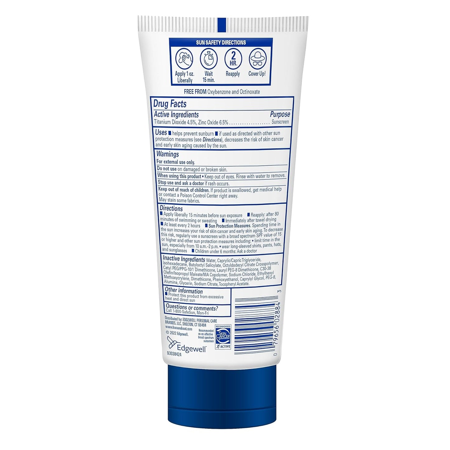 Banana Boat Sensitive 100% Mineral Sunscreen Lotion SPF 50 Twin Pack | Body Sunscreen, Sensitive Skin Sunblock, Oxybenzone Free Sunscreen, Banana Boat Mineral Sunscreen SPF 50, 6oz each
