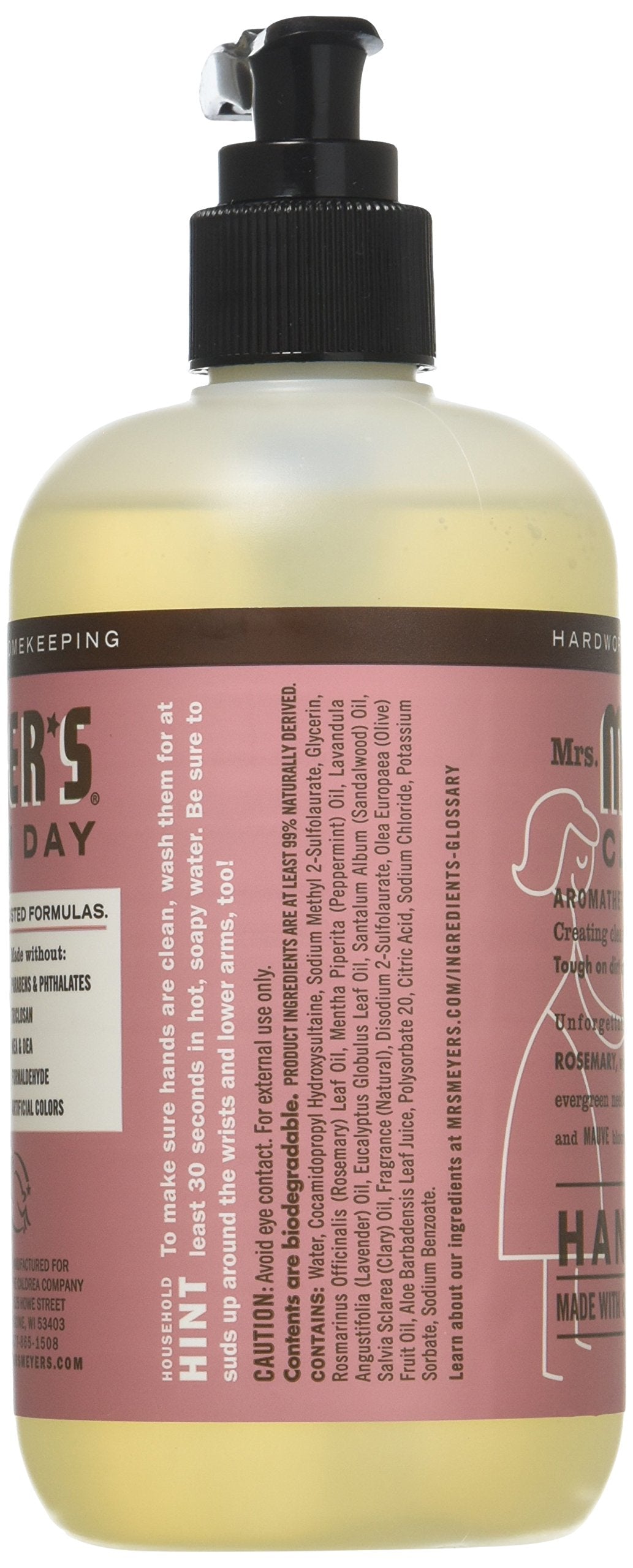 Mrs. MEYER'S Hand Soap Liq Rosemary 12.5 Fz