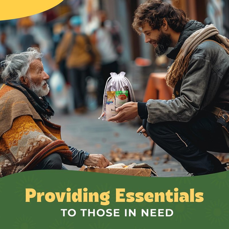 Homeless Care Package (5 Count) – Complete Hygiene Kits for homeless includes Food, Socks, First Aid and Personal Care Items – 100% Pre-Assembled & Ready to Distribute - Ideal for Outreach and Charity