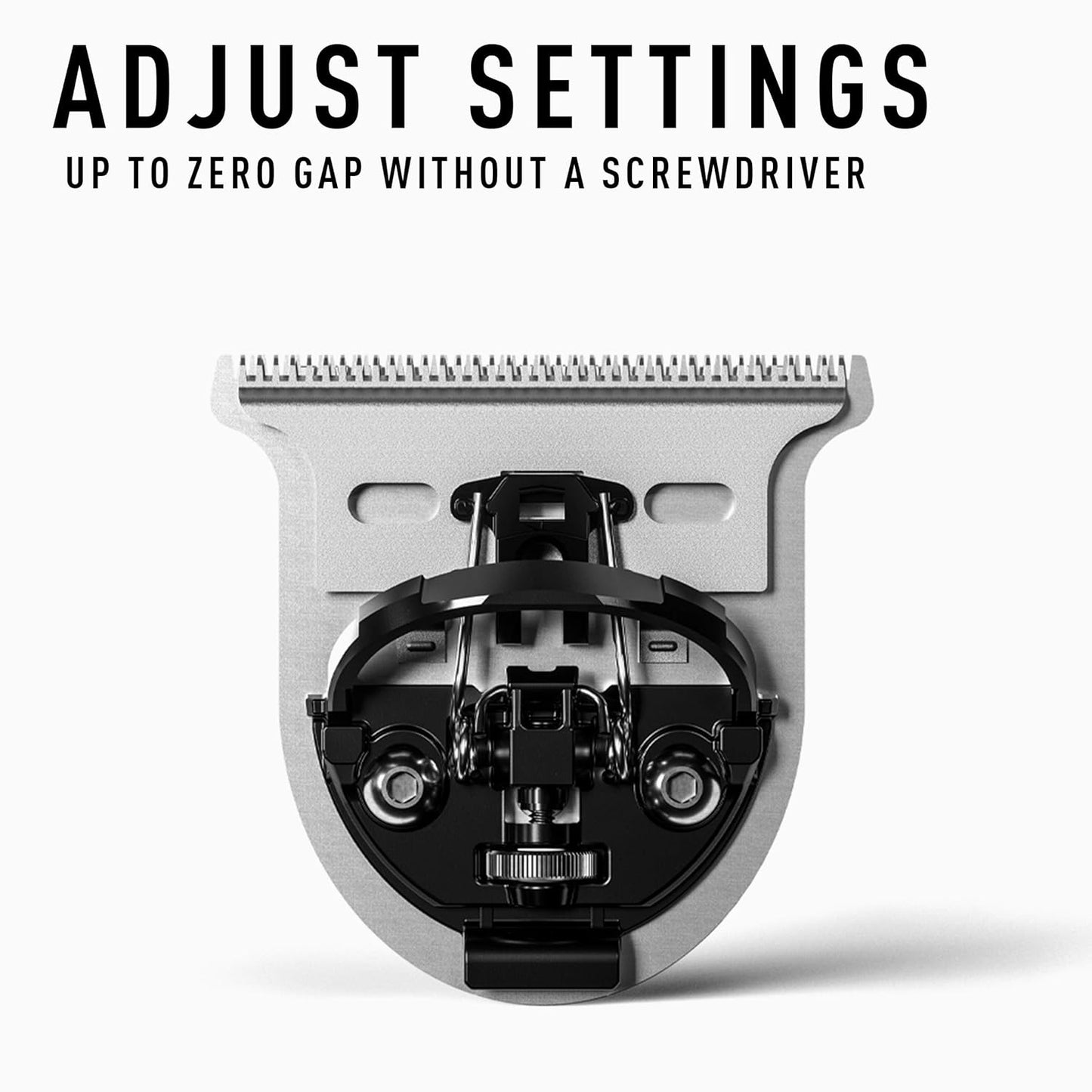 Bevel T Blade Trimmer Head Attachment for Increased Control, Fading, and Outlining - Compatible With Bevel Trimmer Only - For Men, Silver