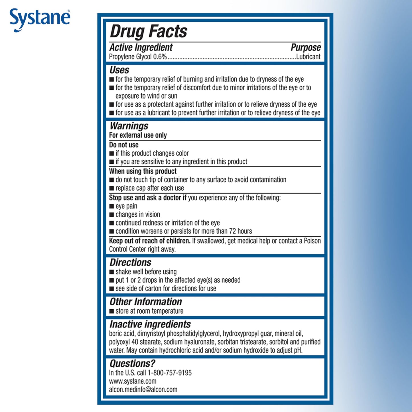 Systane PRO Preservative Free Eye Drops, 12 Hour Dry Eye Relief, 32 Vials