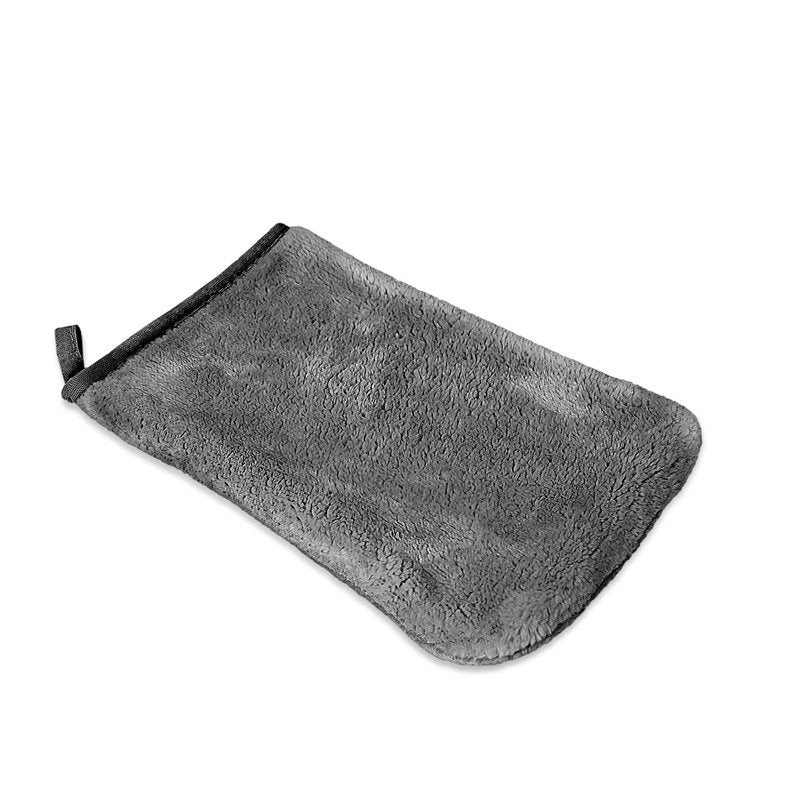 Eurow Reusable Makeup Remover Mitts, Soft Microfiber Face Cloth for All Skin Types, Chemical-Free, Hypoallergenic, Machine Washable, Gentle & Effective Facial Cleansing, 3-Pack, Gray