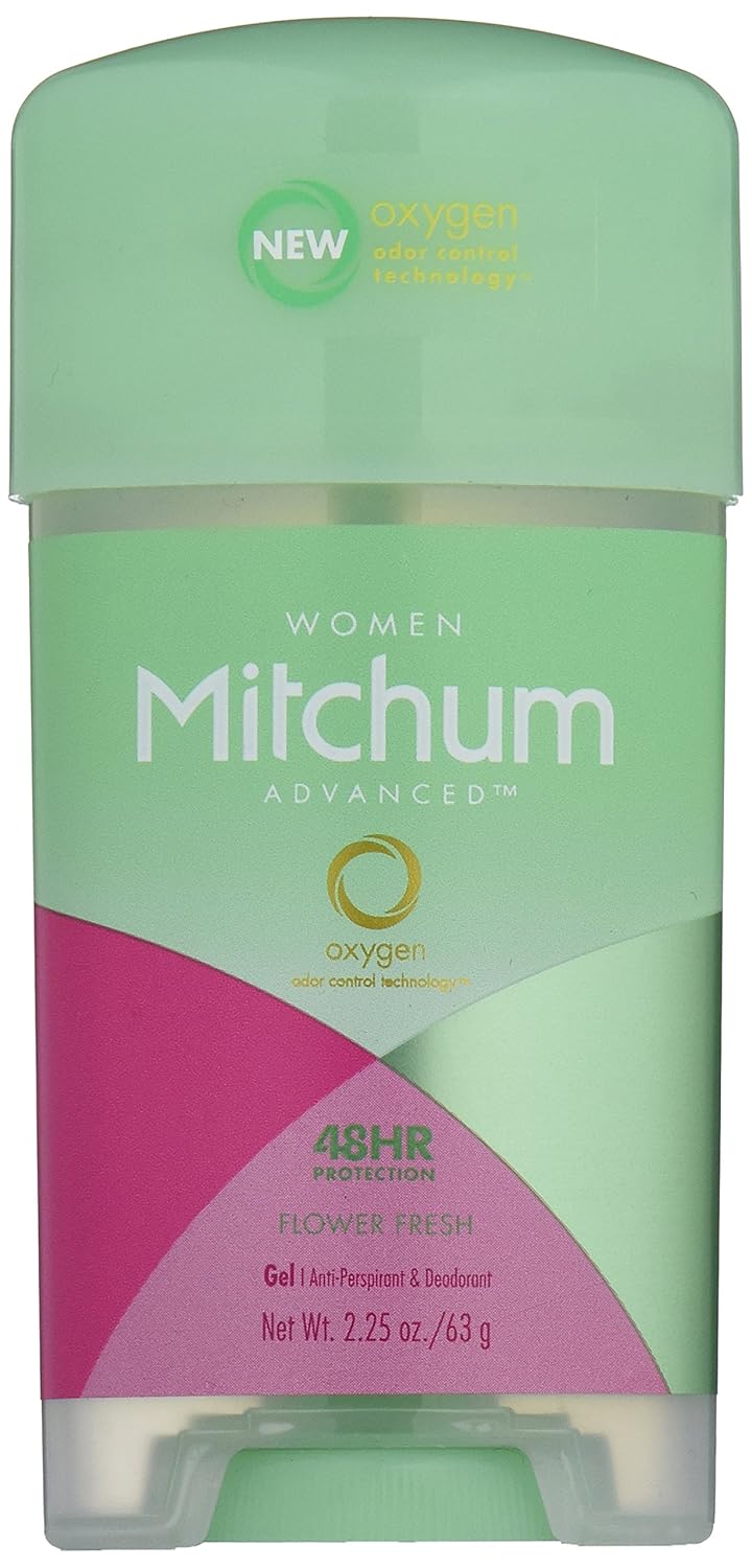 Mitchum Women's Anti-Perspirant Deodorant Gel, Flower Fresh, 2.25 oz - Pack of 6