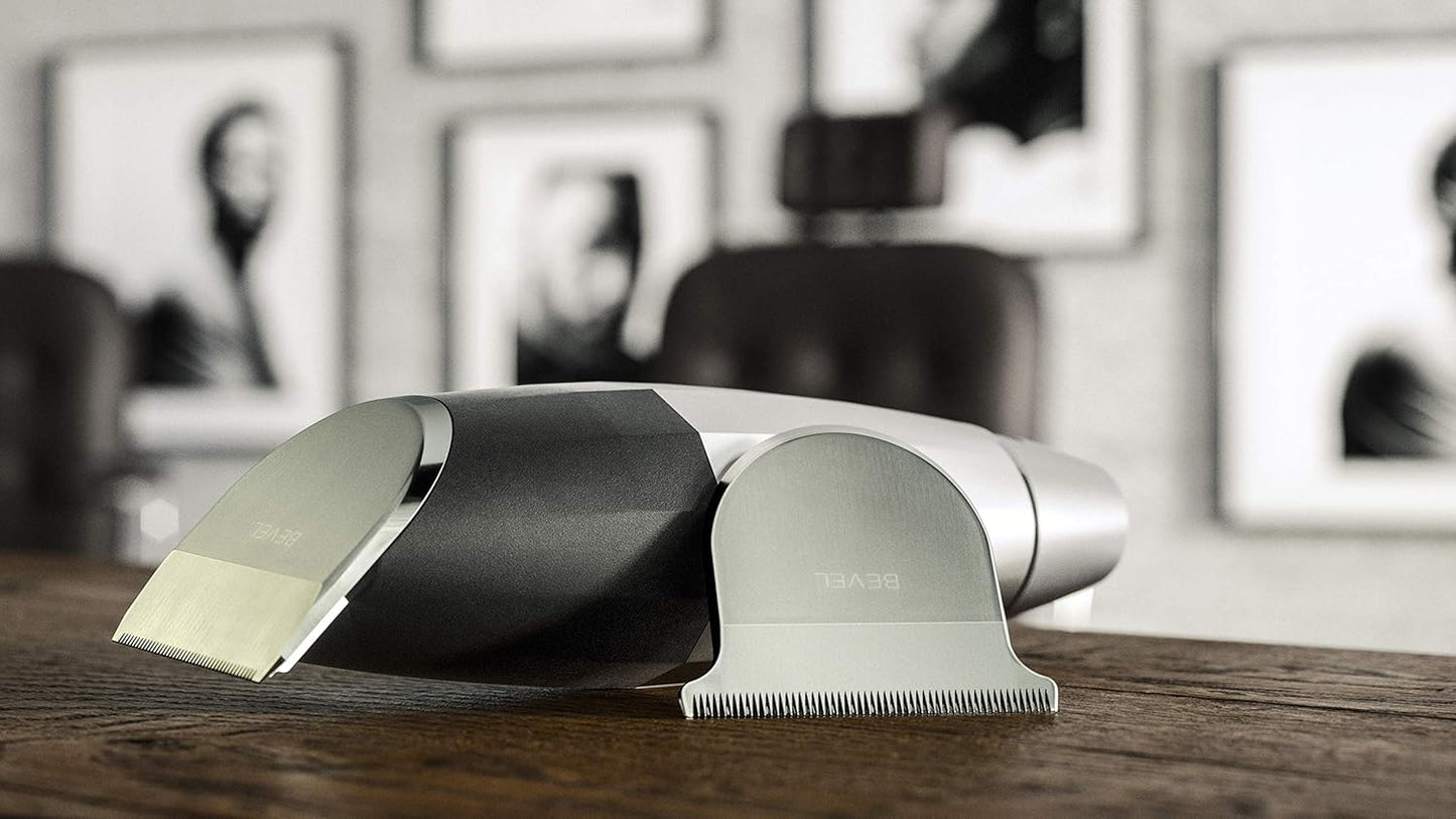 Bevel T Blade Trimmer Head Attachment for Increased Control, Fading, and Outlining - Compatible With Bevel Trimmer Only - For Men, Silver
