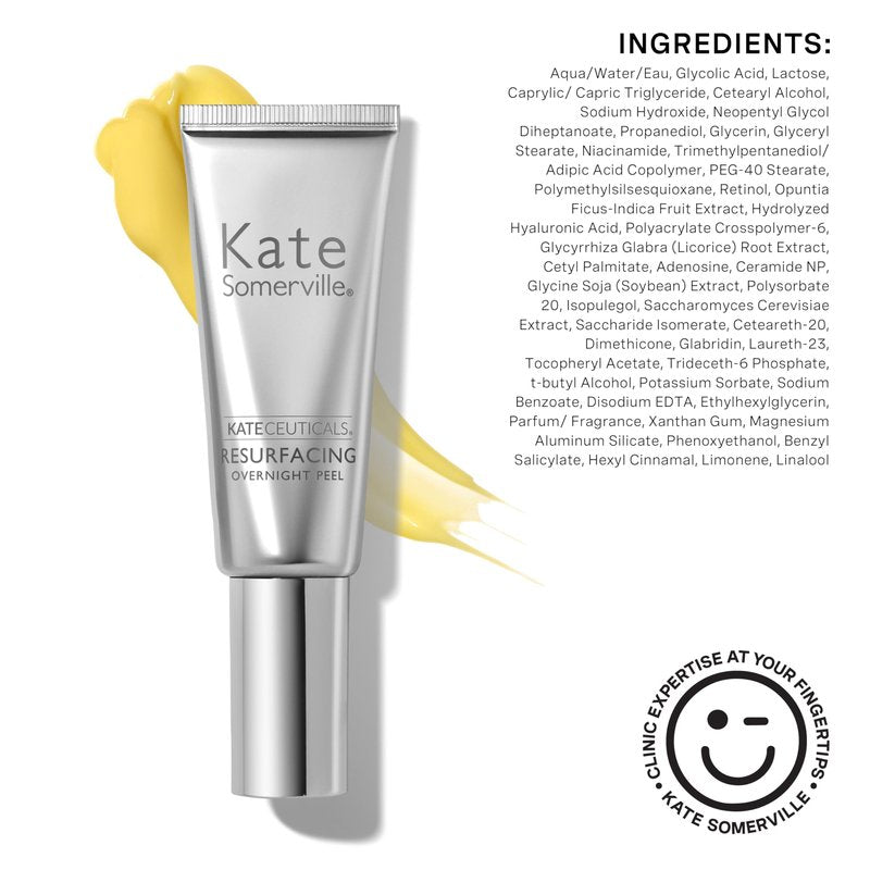 Kate Somerville KateCeuticals® Resurfacing Overnight Peel – Clinic-Grade Face Peel, Powerful Anti-Aging Treatment, 1 Fl Oz
