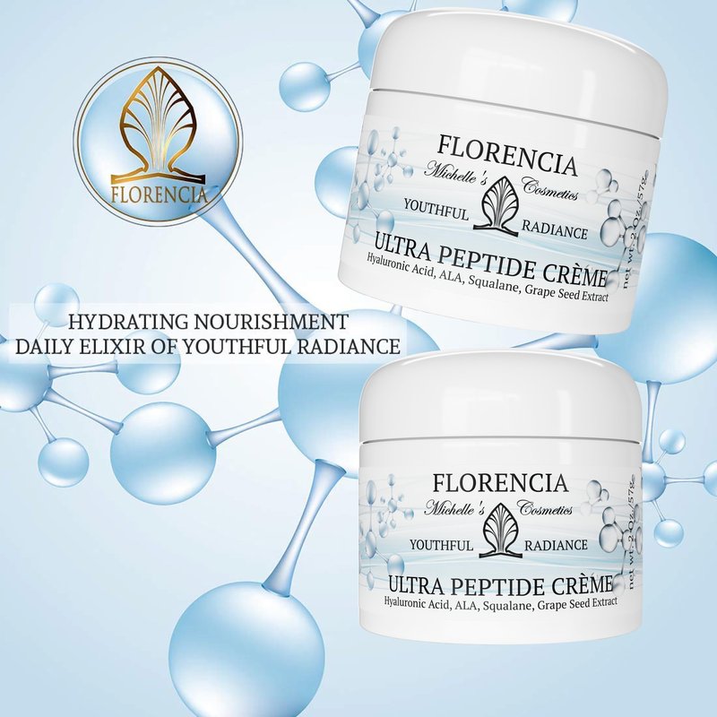 Florencia Ultra Peptide Complex Cream – Reviving Face Moisturizer, 2 oz