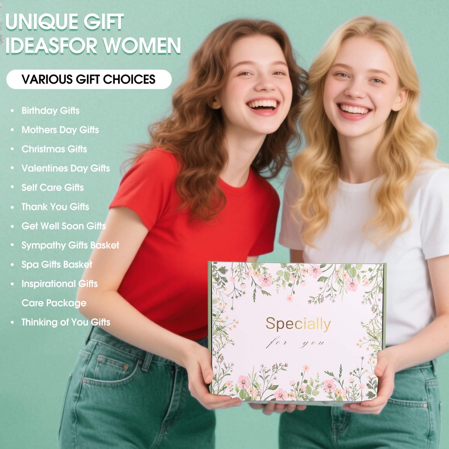 Get Well Gift for Women, after Surgery Gifts, Birthday Gifts Baskets for Women Self Care Gift, Thinking of You Relaxation Stress Care Package for Her Wife Mom Friend Sister Girlfriend