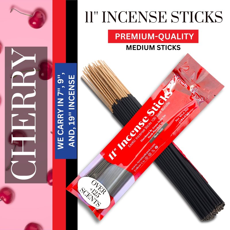 Aroma Depot Cherry Roll On Perfume Oil 10ml – Alcohol Free Fragrance Body Oil – Skin Safe, Phthalate Free, Travel Size 0.33 Fl Oz
