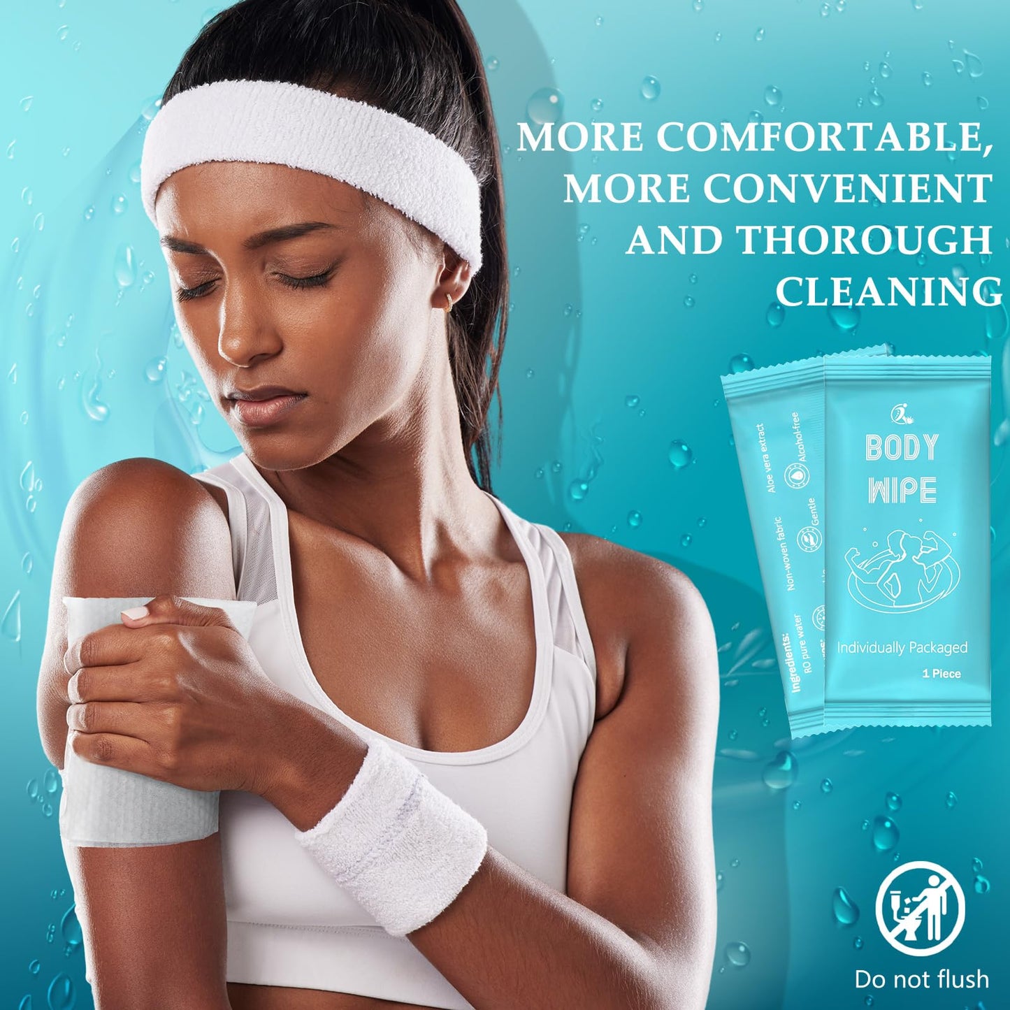Timgle 200 Pcs Acidified Travel Deodorant Wipes for Women & Men Variety Pack Mini Hypoallergenic Face and Body Wipes Disposable Individually Wrapped Cleansing for Travel Gym